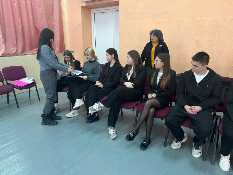 В рамках профориентационной работы прошёл традиционный круглый стол «Мой выбор»..